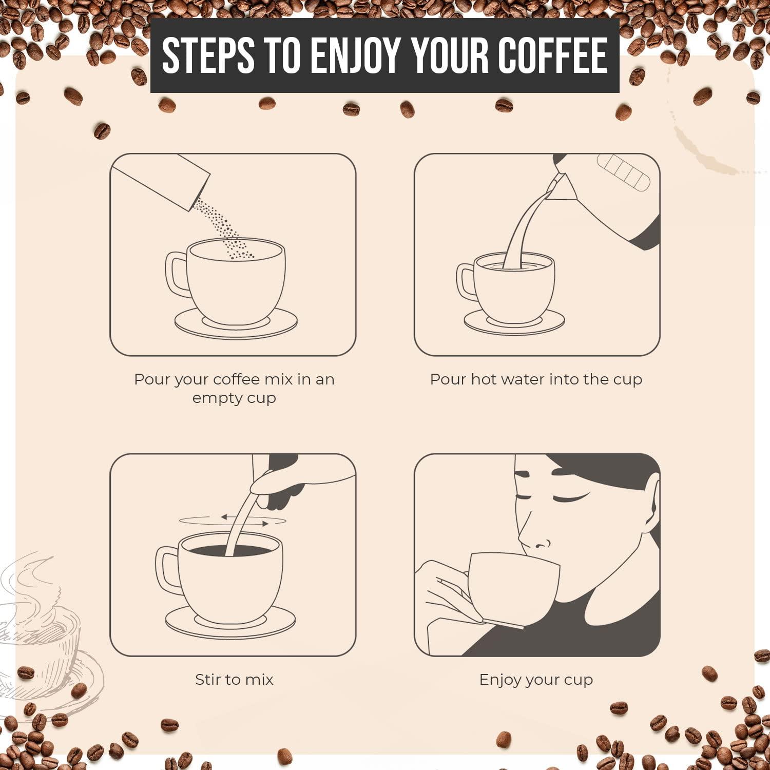 AFRI TEA & COFFEE BLENDERS 1963 AFRICAFE - Organic Instant Coffee - Tanzania - 100% Arabica and Robusta - 250g Metal Tin