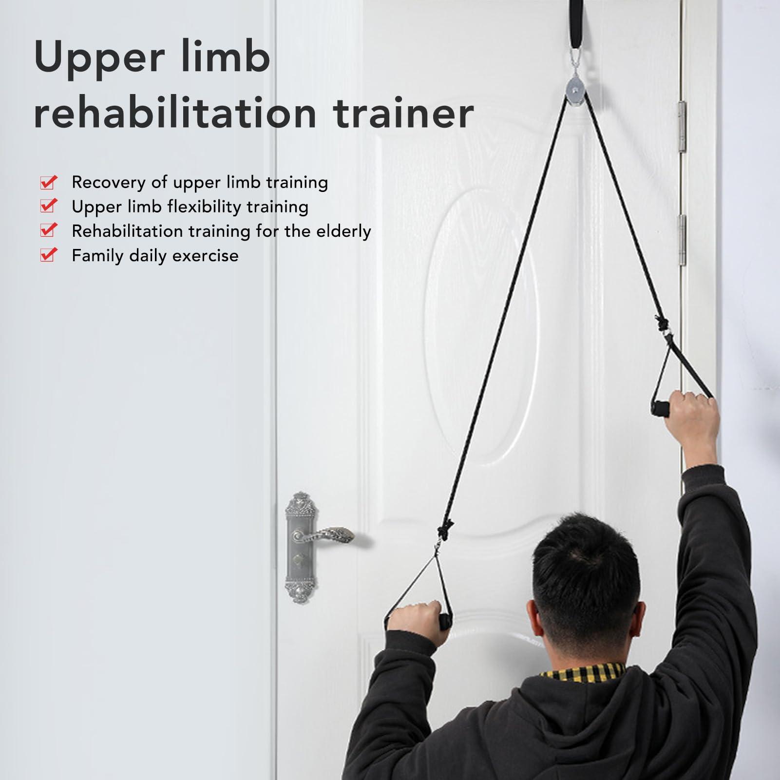 Horoper Shoulder Pulley, Overdoor Shoulder Exercise Pulley for Assisting Rehabilitation Physical Therapys for Hemiplegia Stroke Rotator Cuff Recovery Improve Flexibility Stretching Range of Motion