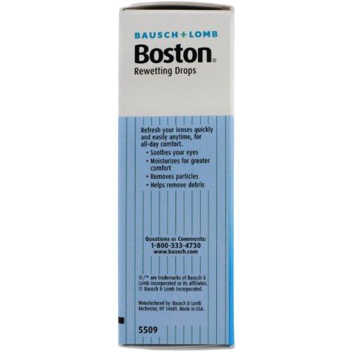 Bausch & Lomb Bausch+Lomb Rewetting Drops for Rigid Gas Permeable Contact Lenses, 1/3-Ounce Bottles (Pack of 3)