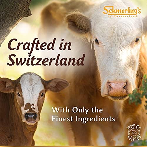 SCHMERLING'S Schmerling’s Rosemarie Premium Swiss Chocolate - Milk Chocolate Bars with Praline Filling | GMO Free | Kosher For Passover OU | 3.5oz Each Pack of 5