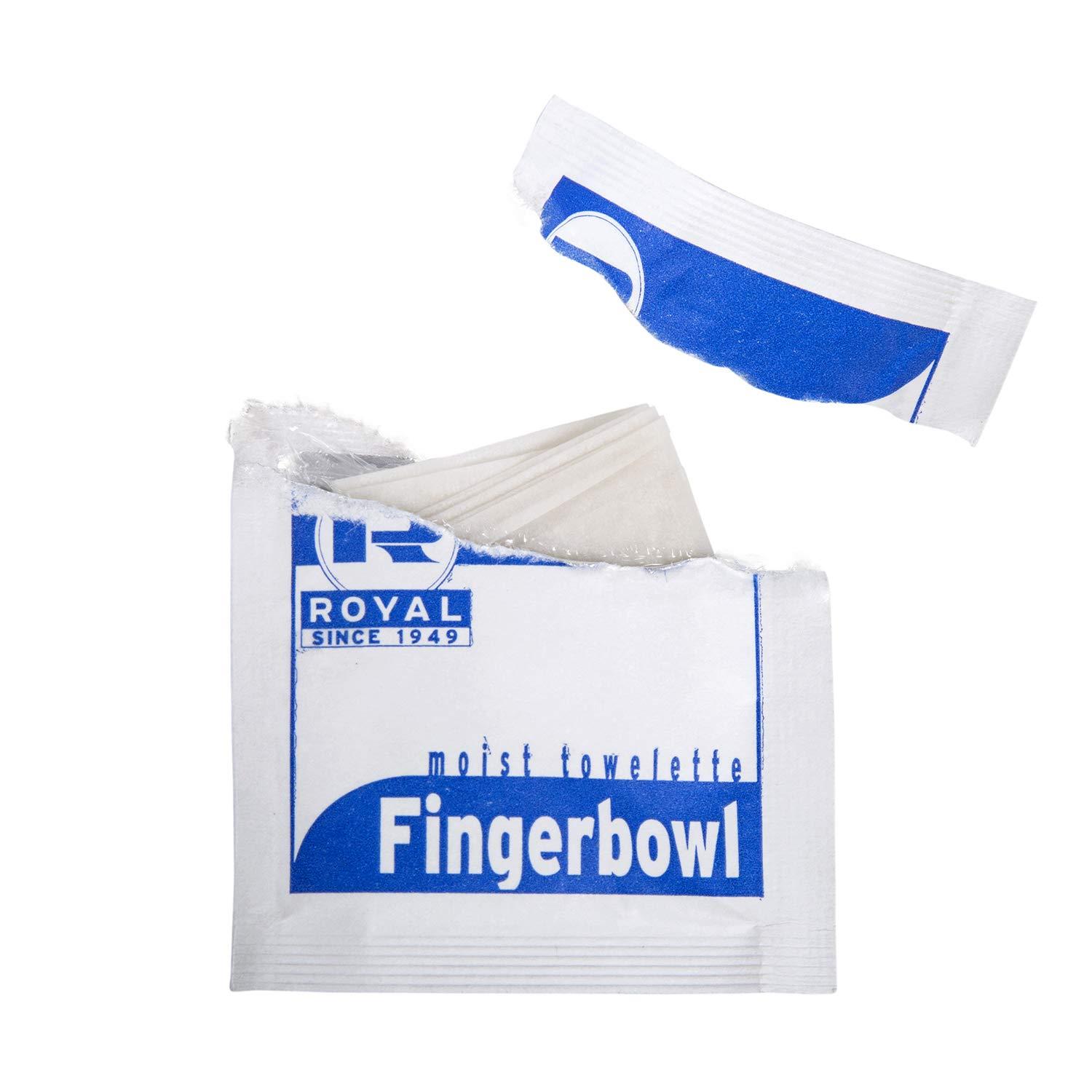 Royal Royal Moist Wet Wipe Towelette, Individually Wrapped, Package of 100