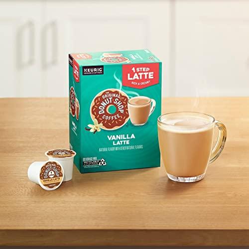 The Original Donut Shop The Original Donut Shop Vanilla Latte, Single-Serve Keurig K-Cup Pods, Flavored Coffee, 20 Count