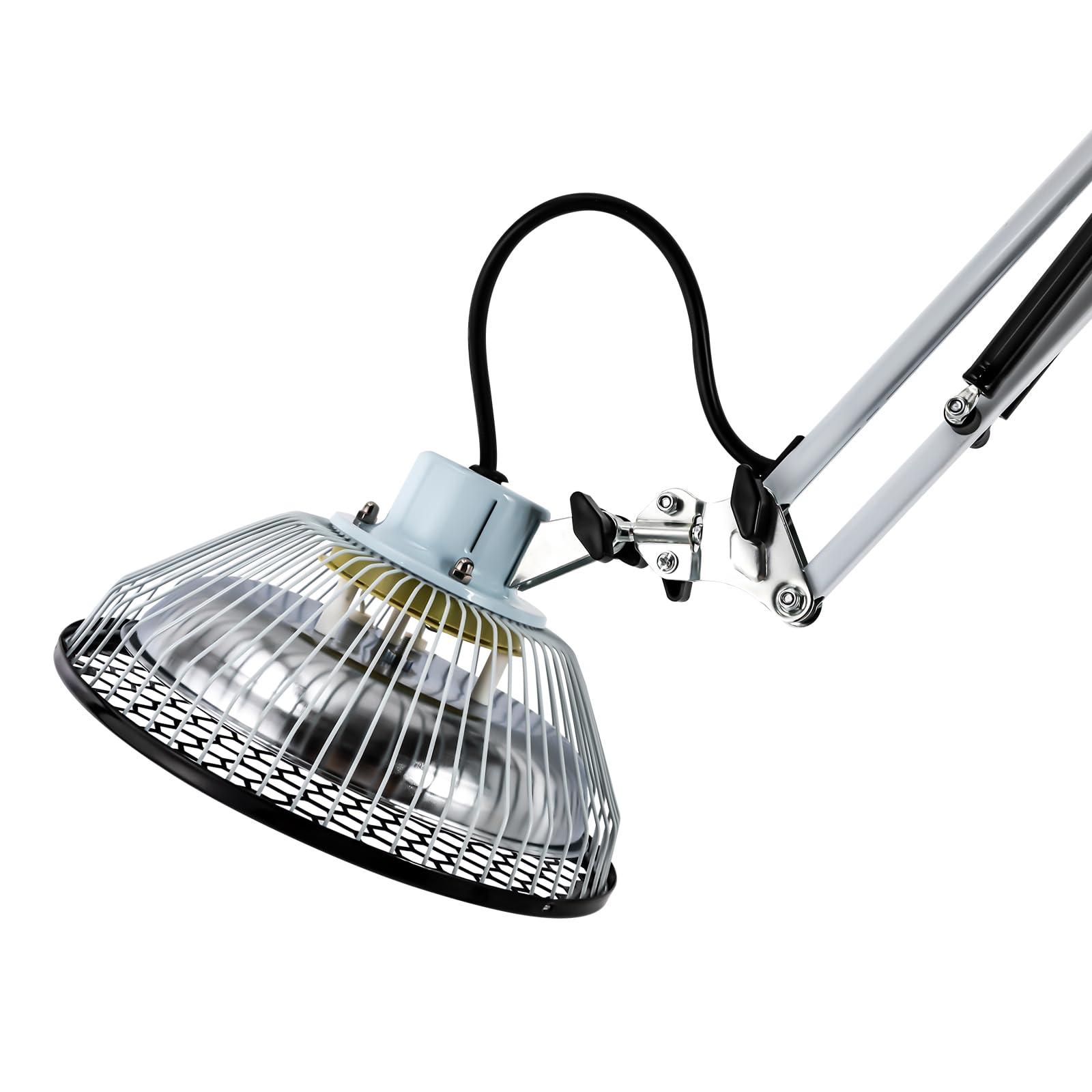 SanBouSi SanBouSi Far Infrared Light 250W 360 Rotating Adjustable Mineral Infrared Heat Lamp Timing Function Therapy Light Rolling Lamp for Relieve Joint Pain and Muscle Aches