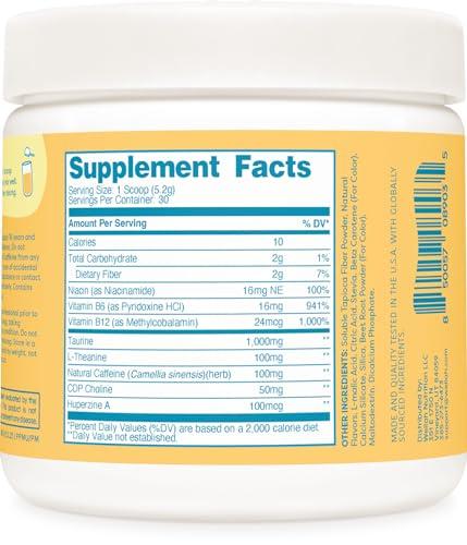 Wellah Wellah Perfect Pick-Me-Up (Peach Mango) 30 Servings - Energy Boost Drink Mix