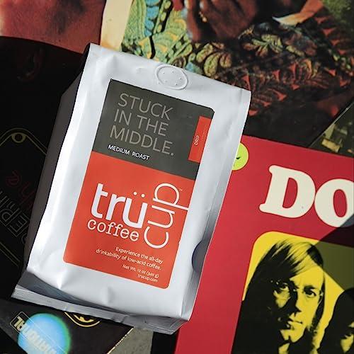 TRUCUP trcup Low Acid Medium Roast Coffee, Whole Bean 2 LB
