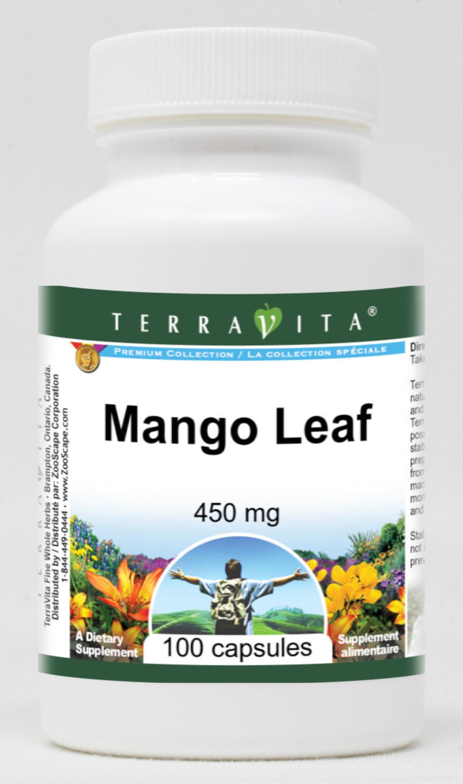 Terravita Mango Leaf - 450 mg (100 Capsules, ZIN: 520782)
