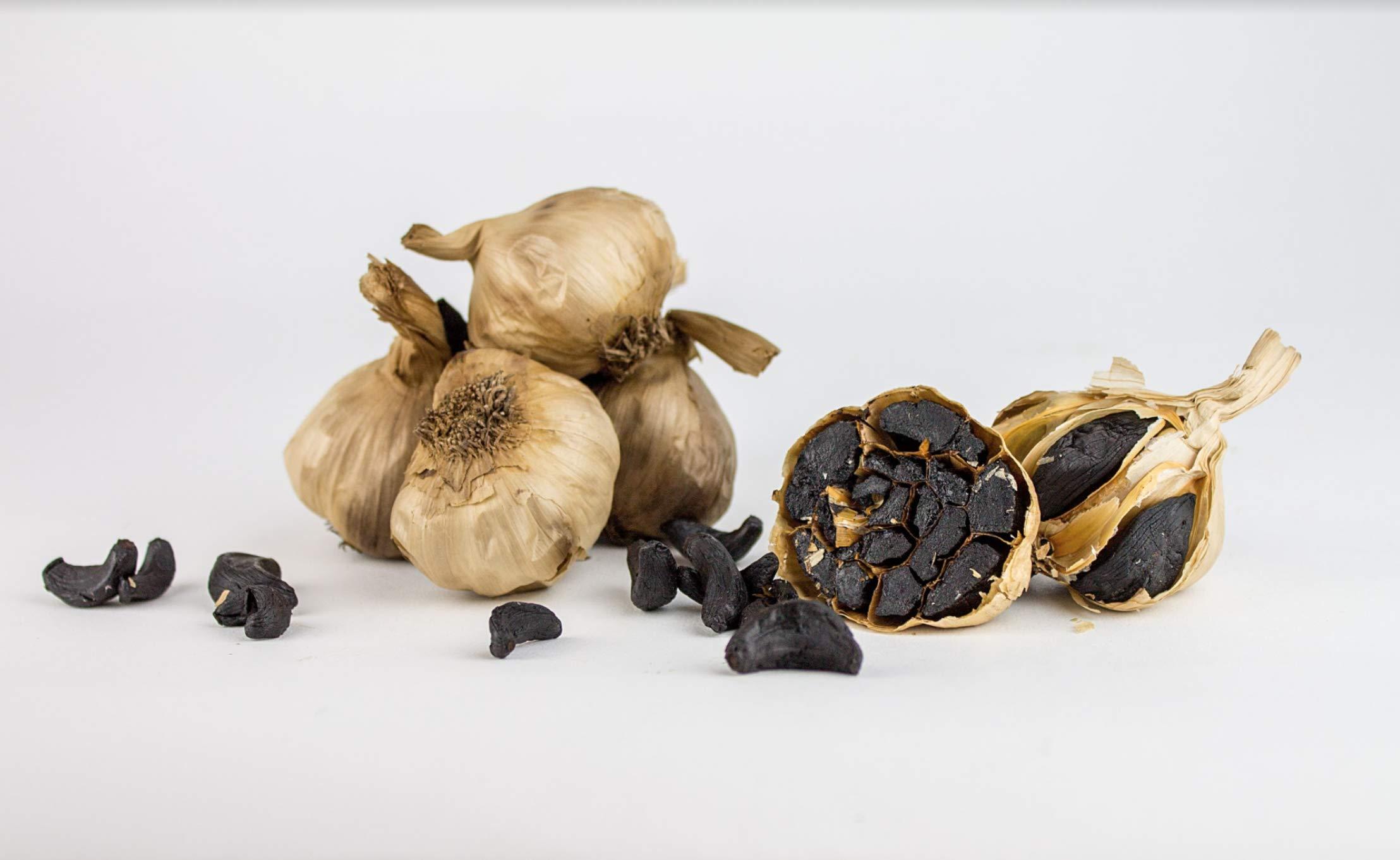 Black Garlic North America Peeled Black Garlic (1 lbs) Kosher Certified by Black Garlic North America