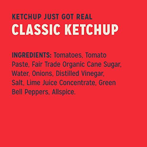Sir Kensington's Sir Kensington's Classic Ketchup, Ketchup From Whole Tomatoes, No High Fructose Corn Syrup, Gluten Free, Certified Vegan, Non- GMO Project Verified, Shelf-Stable, 20 oz Pack of 2