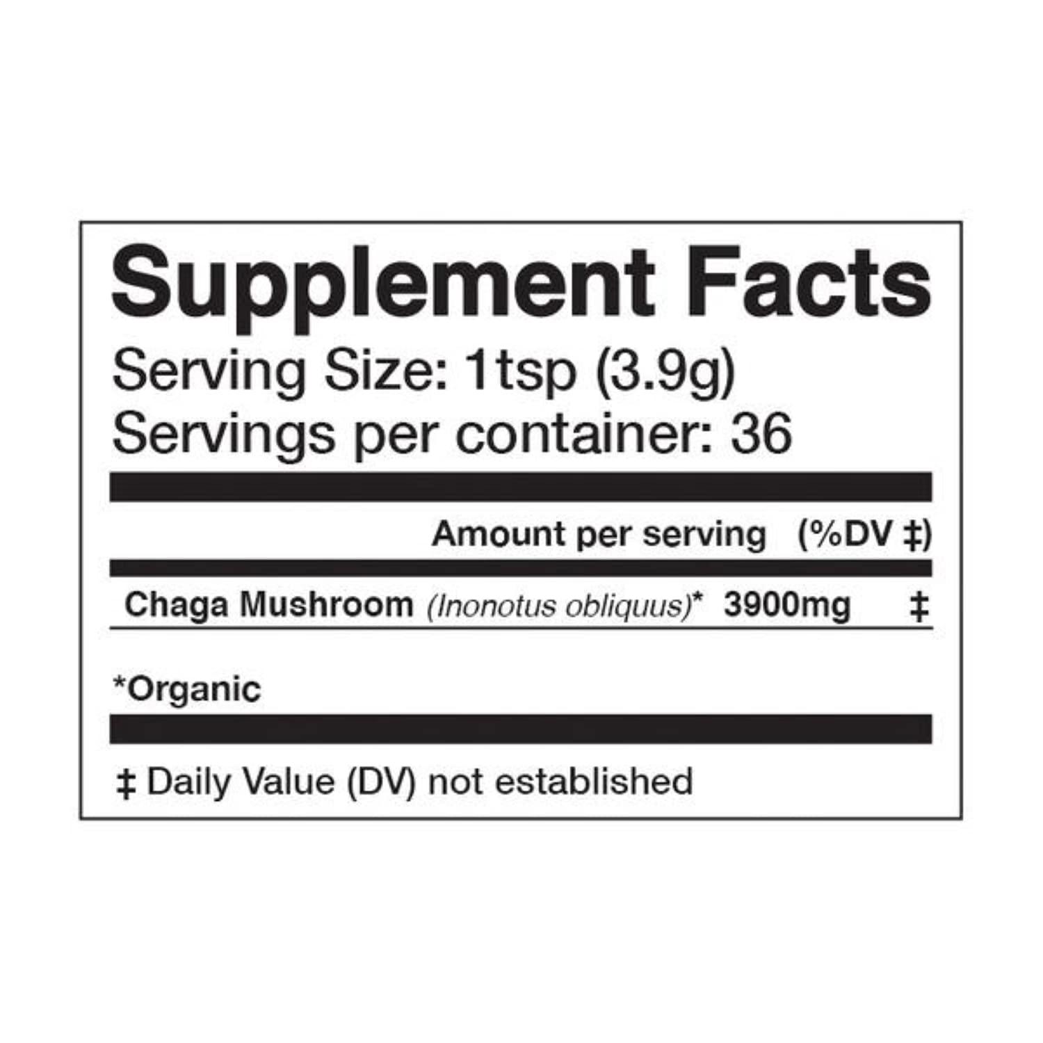 Anima Mundi Apothecary Anima Mundi Chaga Mushroom Powder - Organic Chaga Mushroom Powder - Immune System Support Supplement with Organic Chaga Extract Powder - Great for Tea, Coffee and More - Anima Mundi Supplements (5oz)