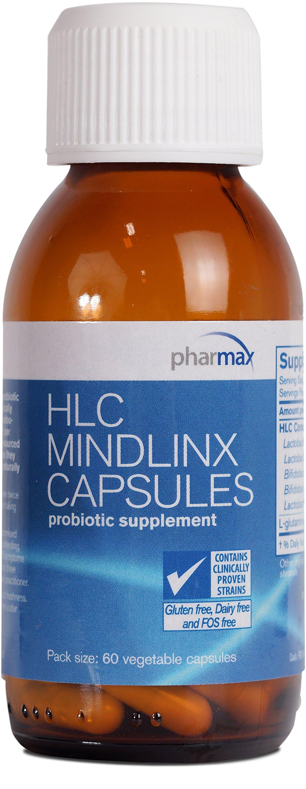 Pharmax Pharmax HLC MindLinx Capsules | Probiotics to Promote Optimal Intestinal Health | 60 Capsules