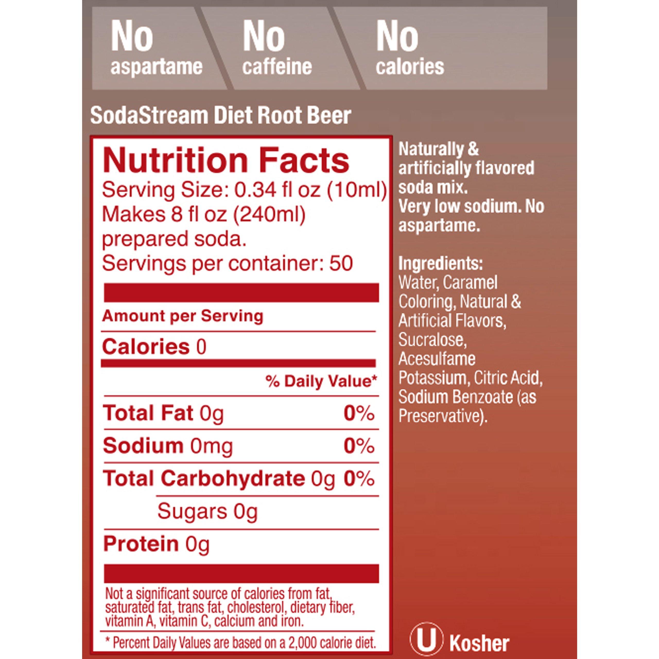 sodastream SodaStream Diet Root Beer Syrup, 500mL