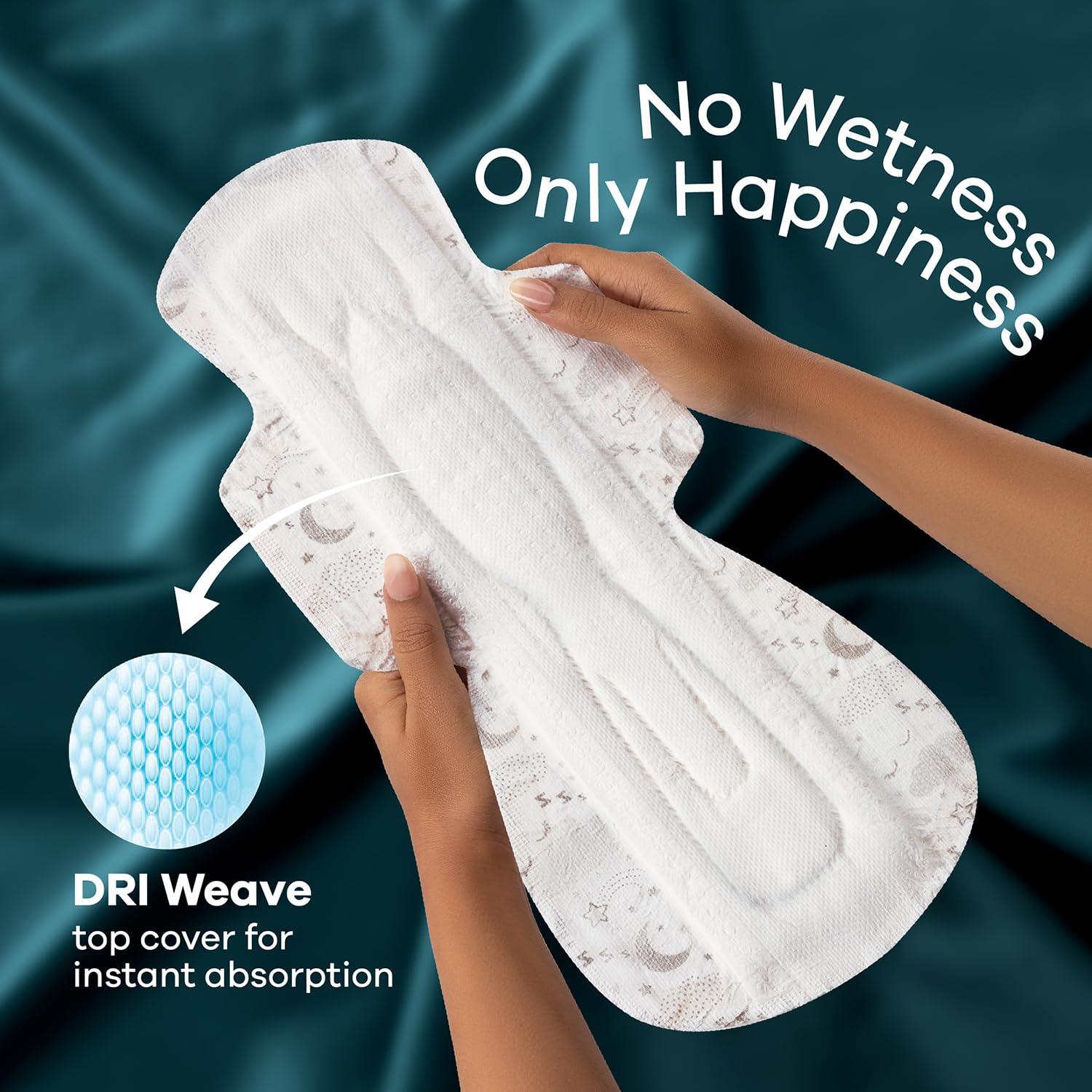 WHISPER Whisper Ultra Night Sanitary Pads for Women, XXXL 20 Napkins