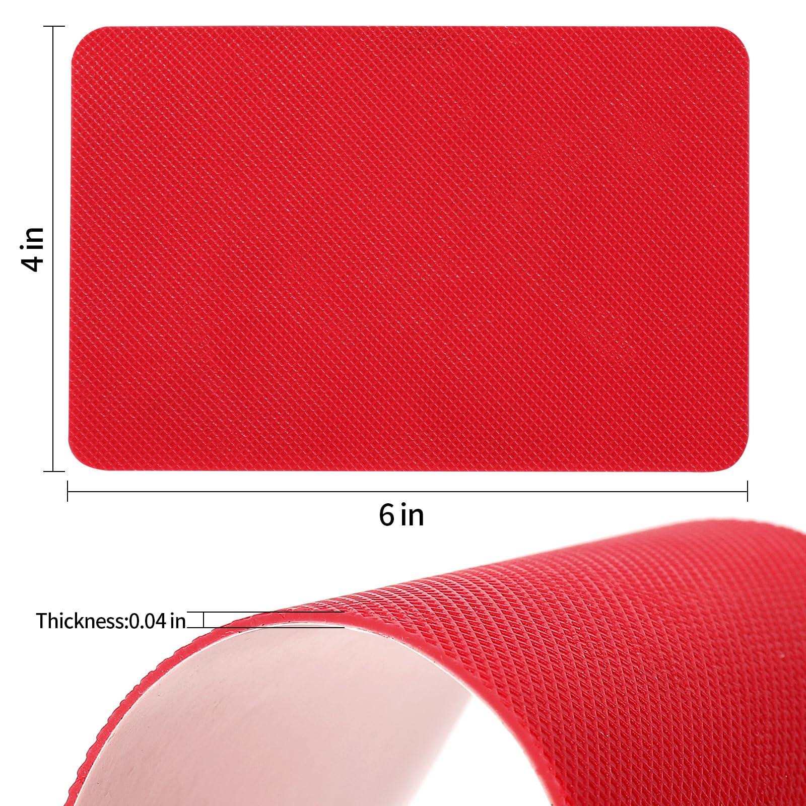 Ashoesert Ashoesert Red Bottoms Sole Protector,Shoe Sole Protector for Christian Louboutin High Heels, Anti Slip Shoe Grips Pads Compatible with Louboutin Shoes -2 Pairs6.0\"4.0\",Red