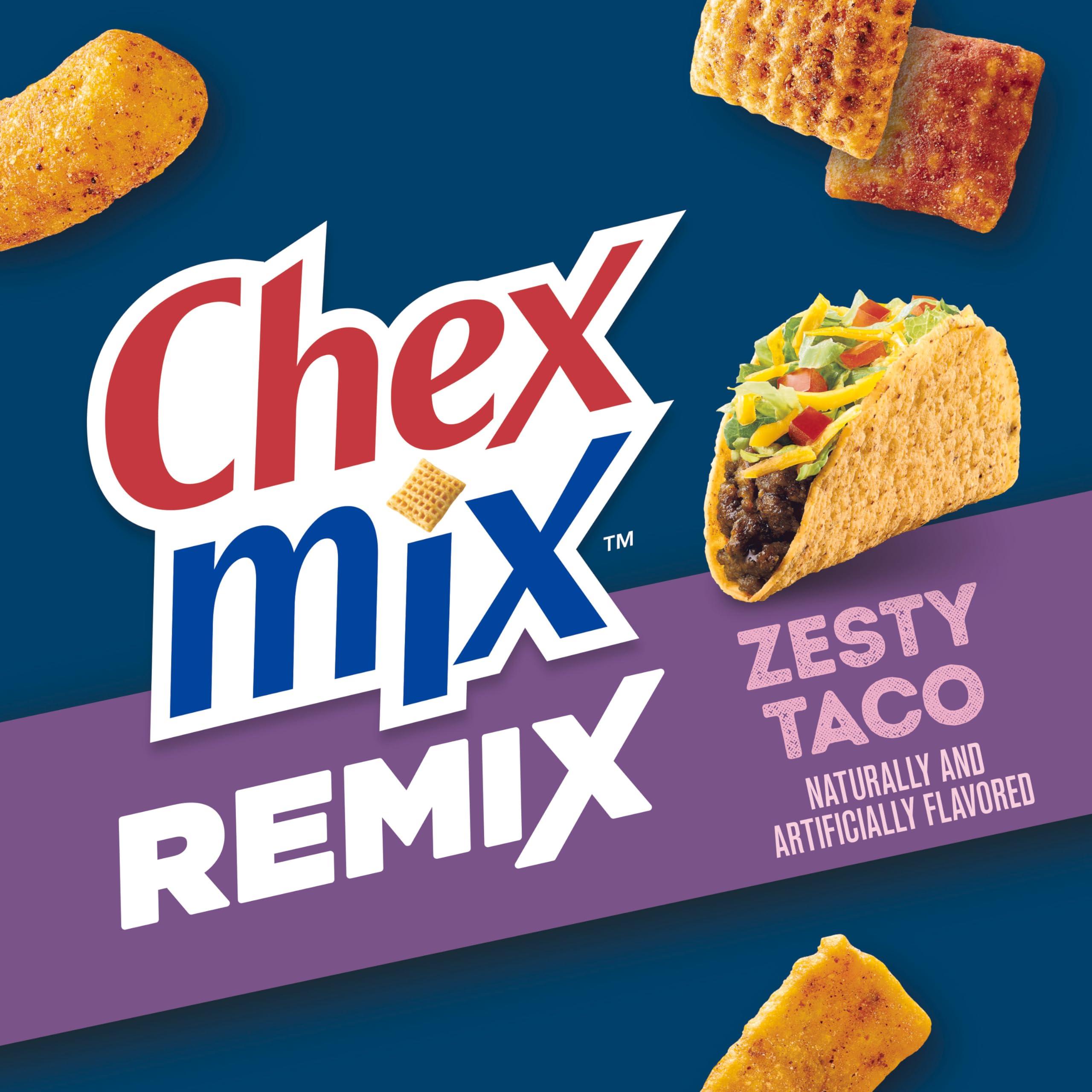 Chex Mix Chex Mix Snack Mix, Remix Zesty Taco, Savory Snack Bag, 11 oz