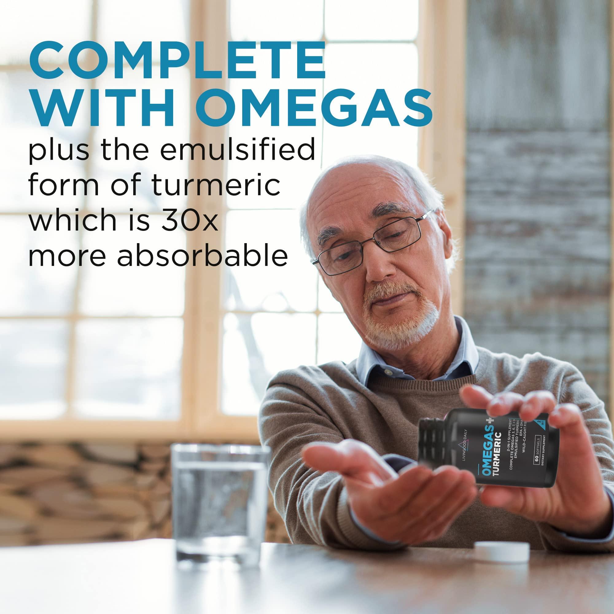 Livingood Daily Livingood Daily Joint Support Bundle - Omega Fatty Acids with Collagen to Support The Overall Joint Health