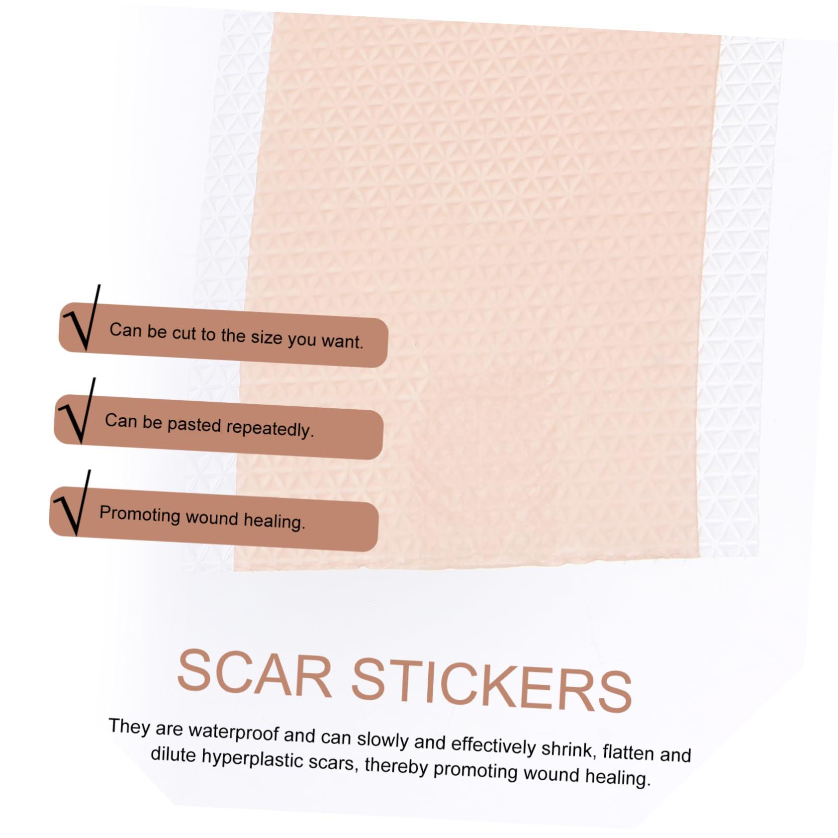 Hemoton Hemoton 5 Rolls Fade Scar Stickers Medical Patch Scar Dressings Waterproof Patches Scar Softening Stickers Cesarean Section Scar Bandages Lighten Scar Stickers Tape Baby Auricle