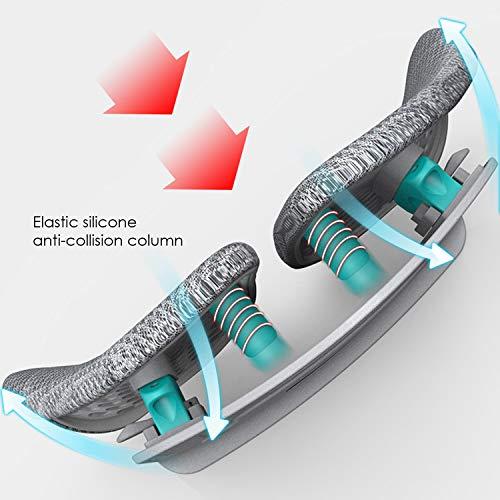 CHENGNAN CHENGNAN Breathable Lumbar Pillows Back Support Ergonomics Lumbar Cushion 40D Density Memory Cotton for Office,Car,A