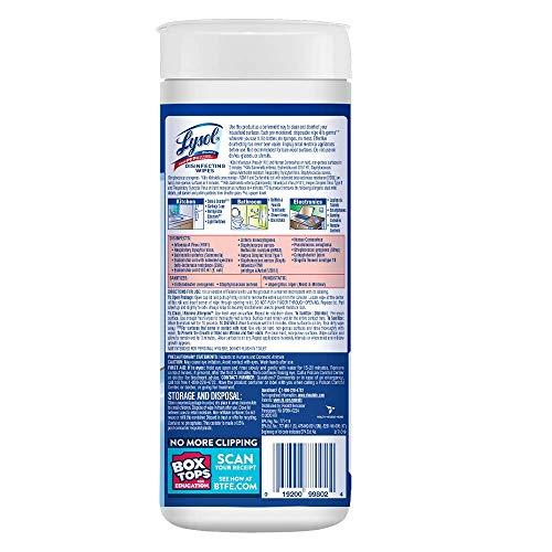 Lysol Lysol Disinfecting Wipes, Crisp Linen, 35ct, Crisp Linen, 35 Count (Pack of 1)