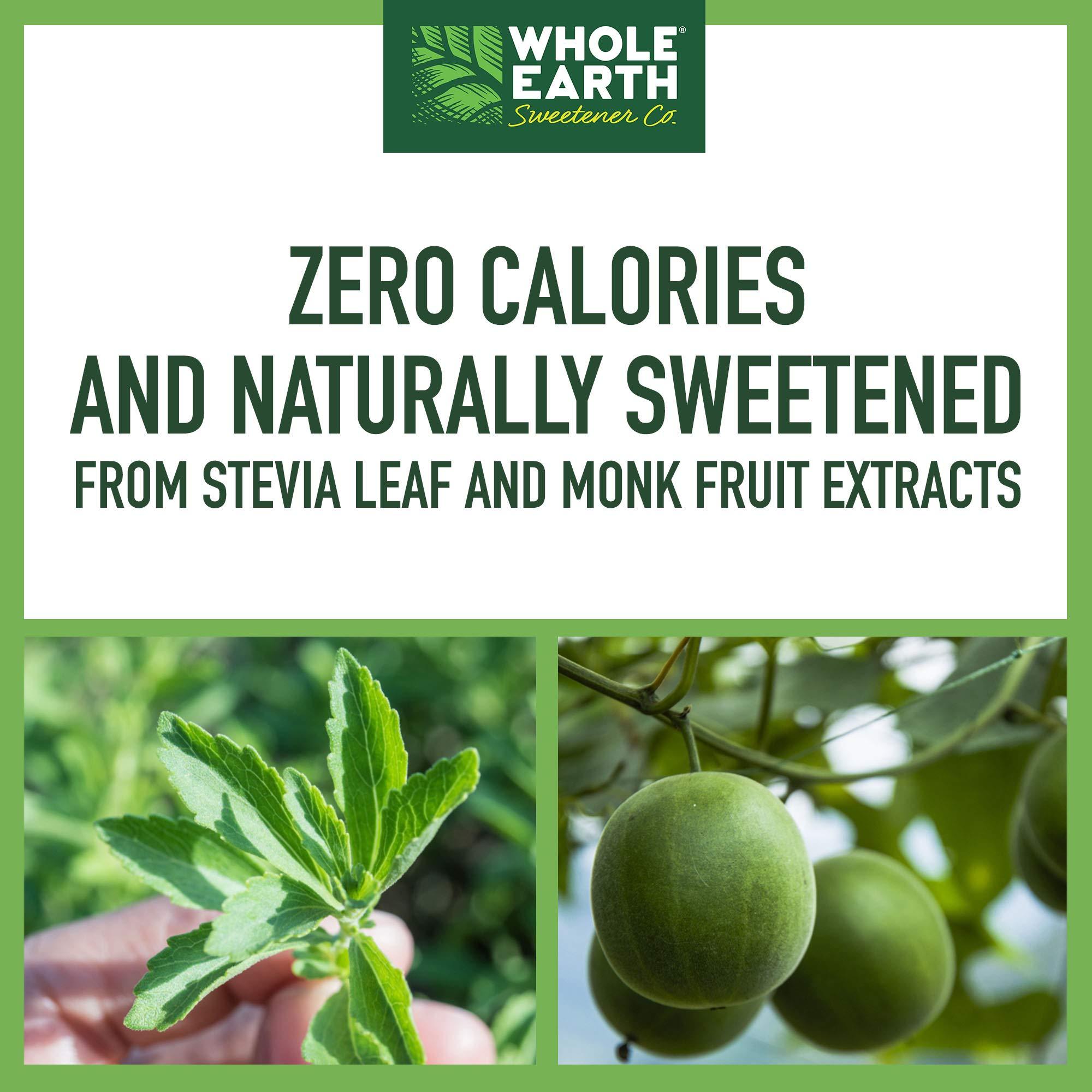 Whole Earth Sweetener Co. Whole Earth Stevia & Monk Fruit Sweetener Bundle (400 Count Packets + 9.8 Ounce Jar)