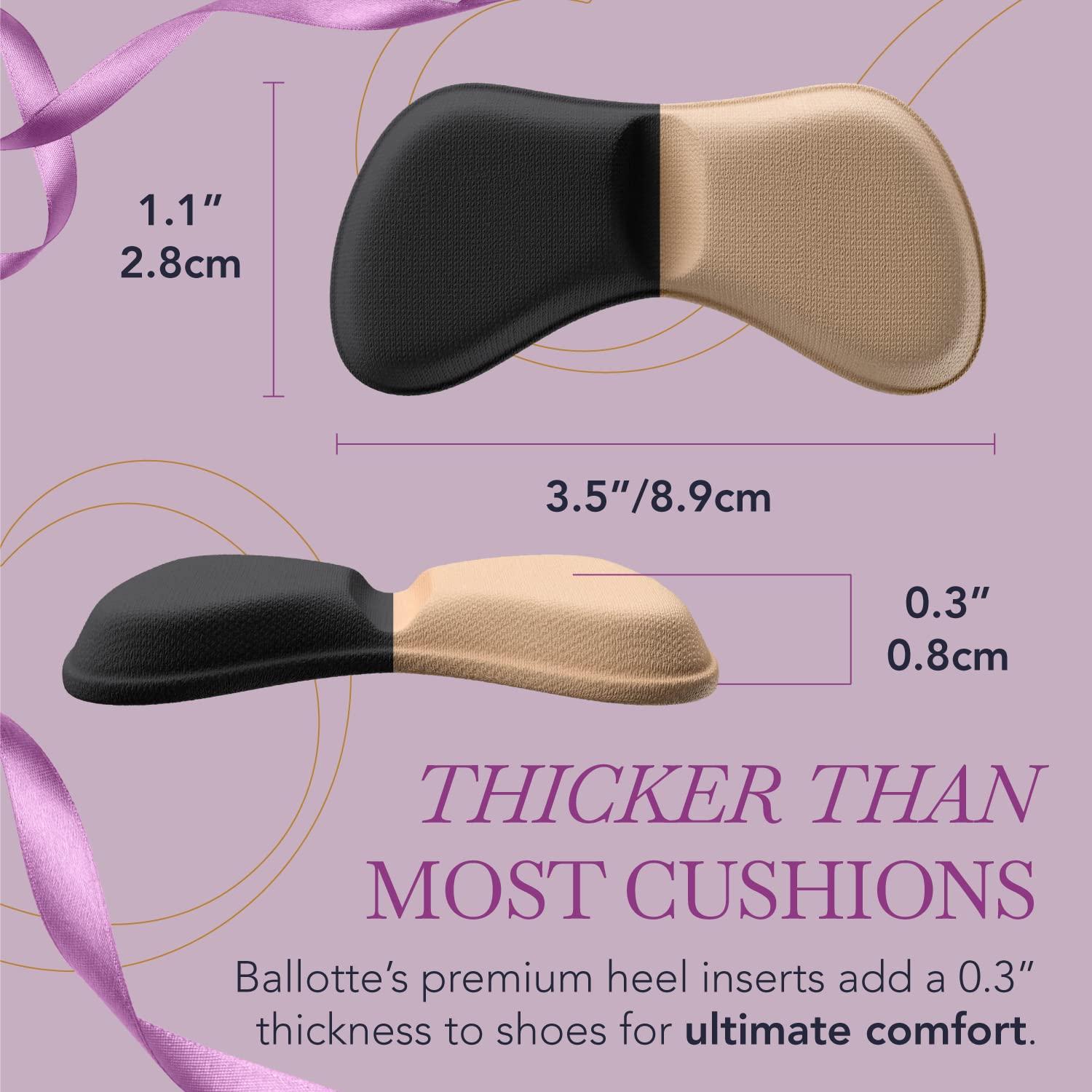 Ballotte Ballotte Heel Grips for Womens Shoes - Heel Protector for Shoes, Shoe Inserts for Women Heels - Heel Cushion for Shoes That are Too Big, High Heel Cushion Inserts Women (Heel Grips 12 Pack Multicolor)