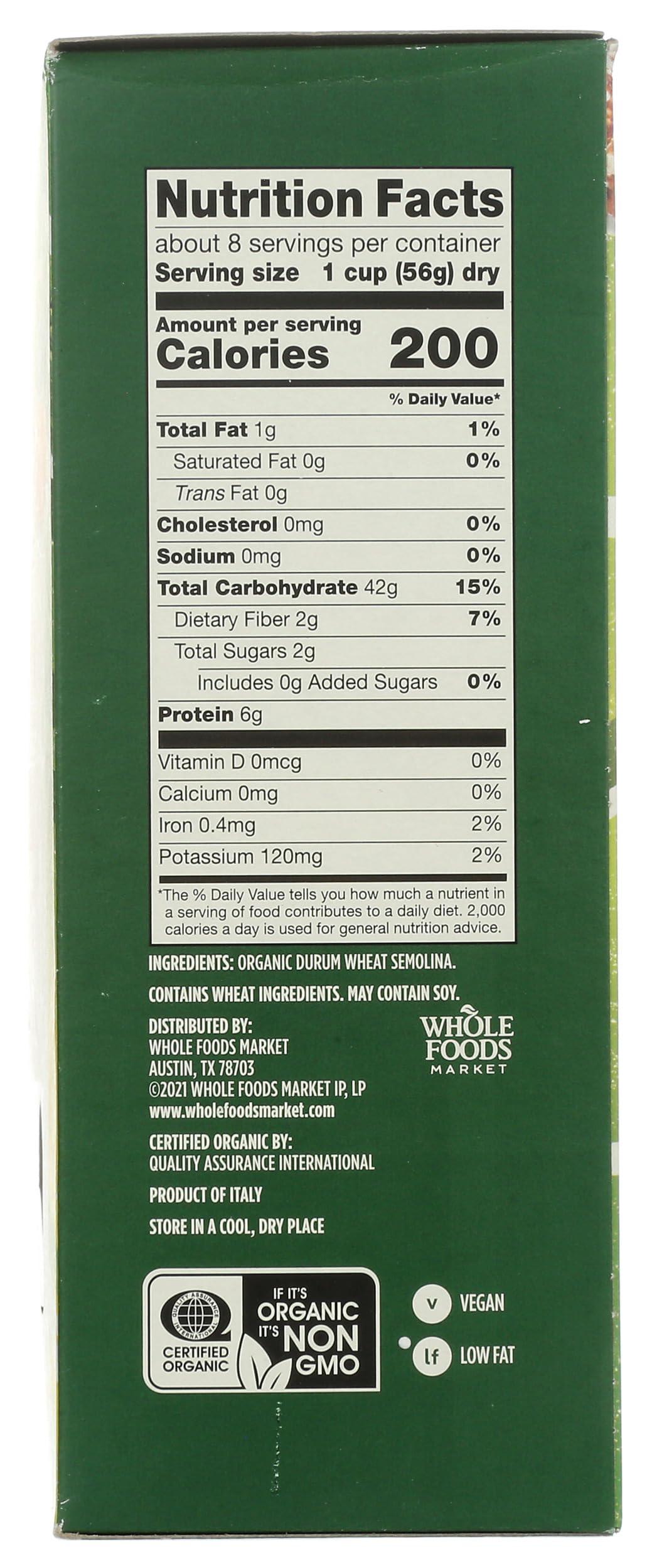 Whole Foods Market Whole Foods Market, Organic Rigatoni, 16 Ounce