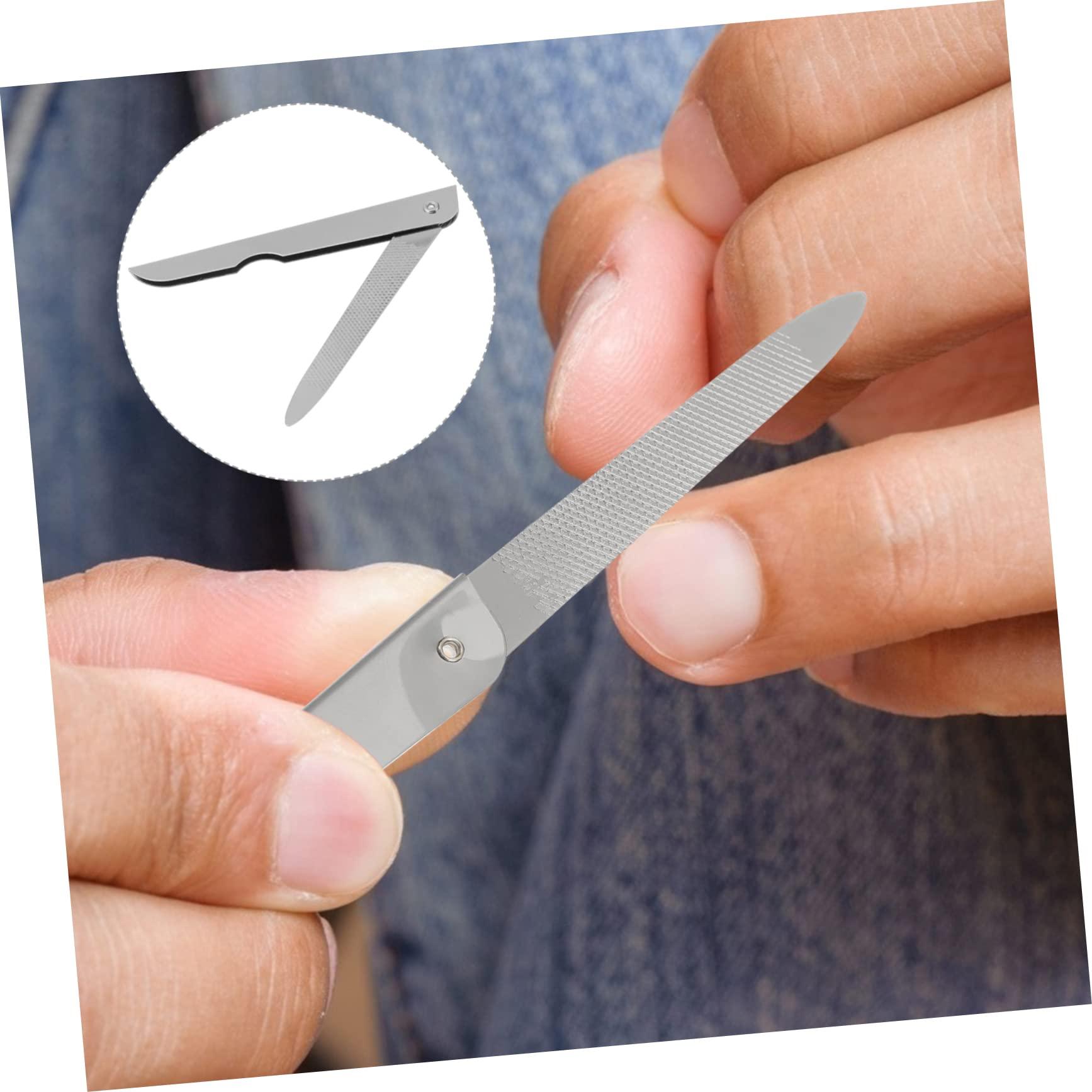 FOMIYES 6pcs Nail Buffer Nail File Foldable Nail Files Nail File Buffer