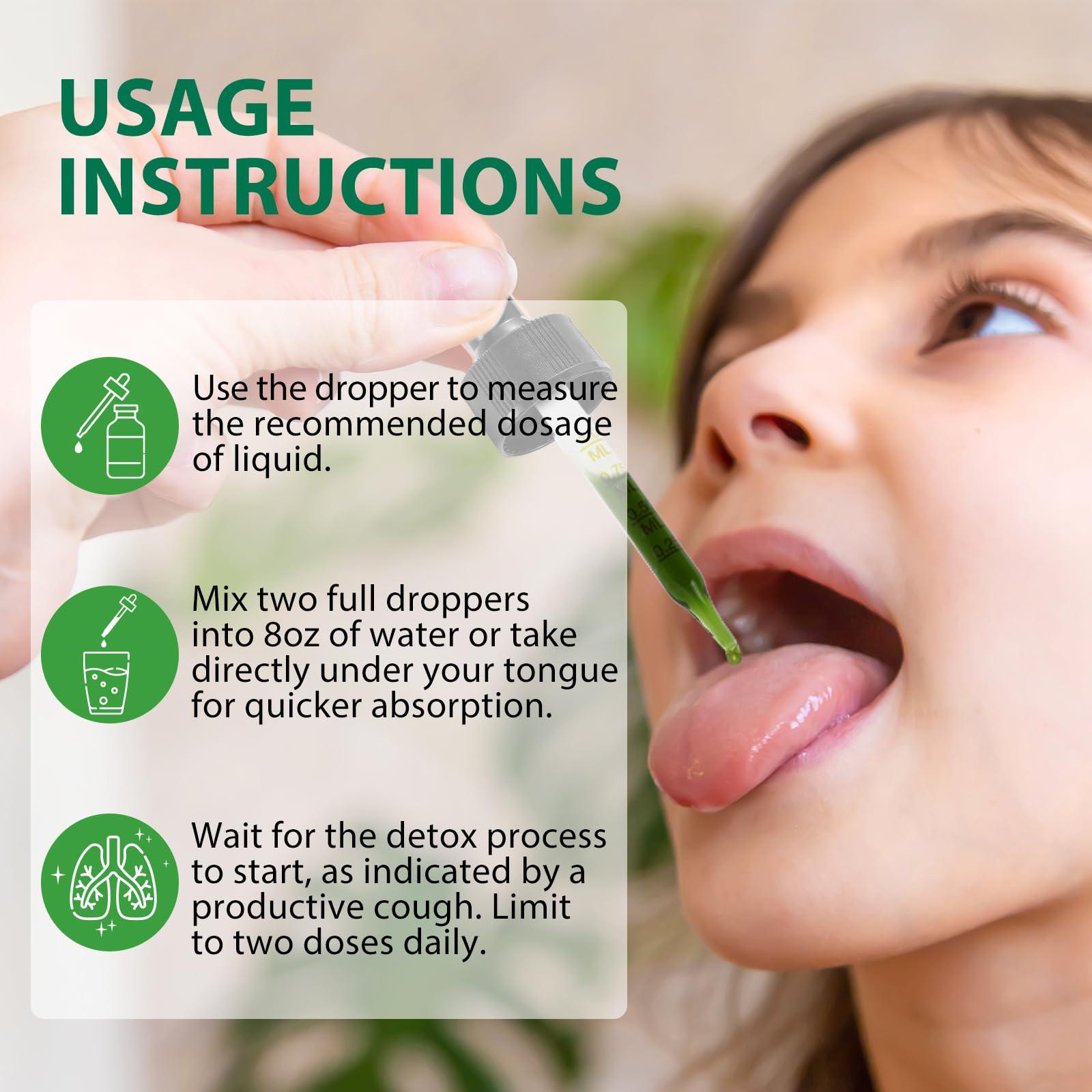 MXCZBSM Mullein Leaf Extract for Lungs, Mullein Drops for Lungs, Support Lung, Respiratory Function for Healthy Breathing, Improvement in Pulmonary Function, Natural & Safe Supplement (1 PC)