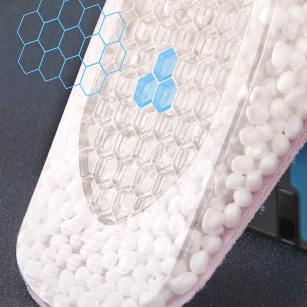 EXCEART Exceart 1 Pair Half Insoles Silicone Insole Shoe Lift Inserts Heels Lift Inserts Height Lift Pad Elevator Insoles Wooden Dustpan and Brush Half Pad High Heel Pink Men and Women