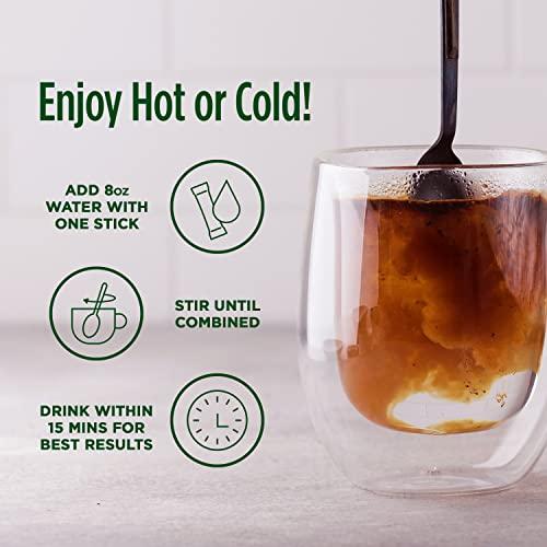 VitaCup VitaCup Perfect Low Acid Coffee Bundle, Pure & Smooth USDA Organic & Fair Trade, Mycotoxin Free, Dark Roast | 24 CT Pods & 24 CT Instant Coffee Packets