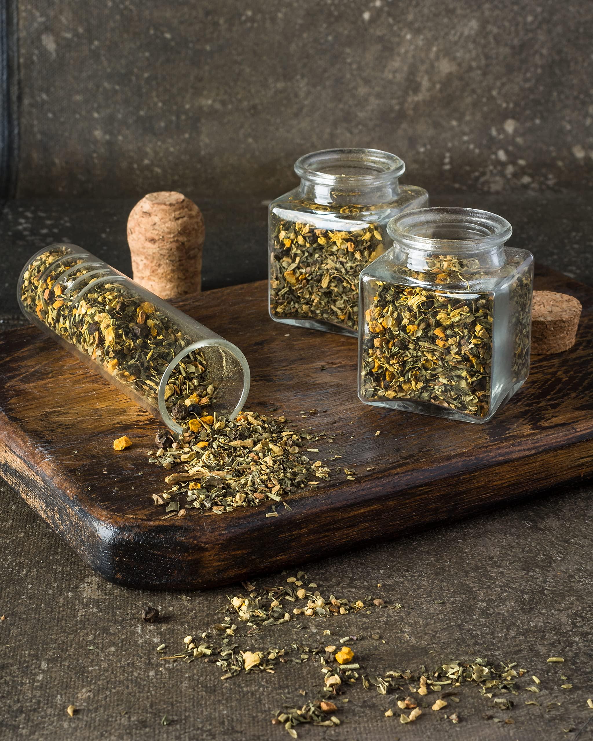 Gardenika Anti-Inflammatea Loose Leaf Tea with Ginger, Turmeric, Peppermint - Kosher, Ayurvedic - Herbal and Caffeine-Free - 3 Pack (12 oz)