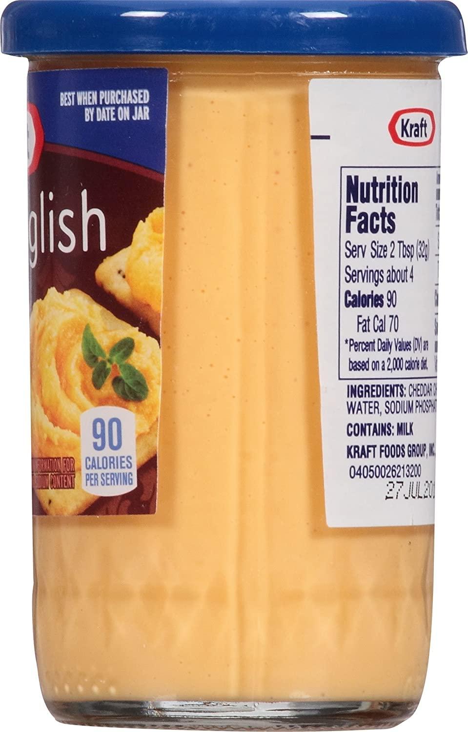 Kraft Old English, Sharp Cheddar Cheese Spread, 5 oz (3 Jar)