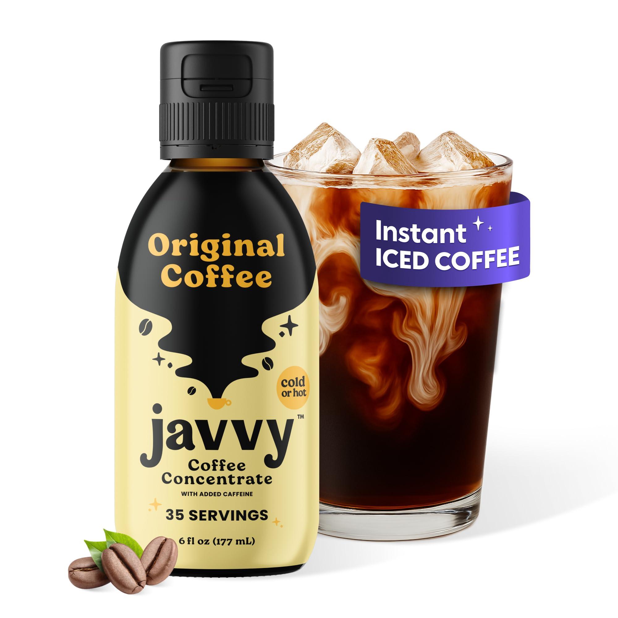 Javy Coffee Javy Coffee Concentrate - Cold Brew Coffee, Perfect for Instant Iced Coffee, Cold Brewed Coffee and Hot Coffee, 35 Servings - Original