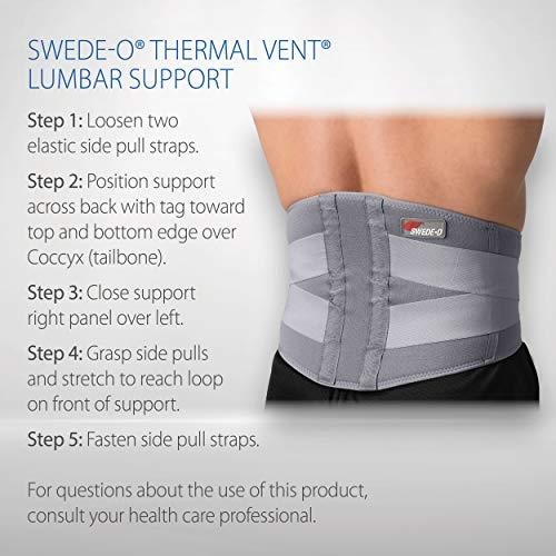 Swede-O Swede-O Thermal Vent Lumbar Support - XLarge