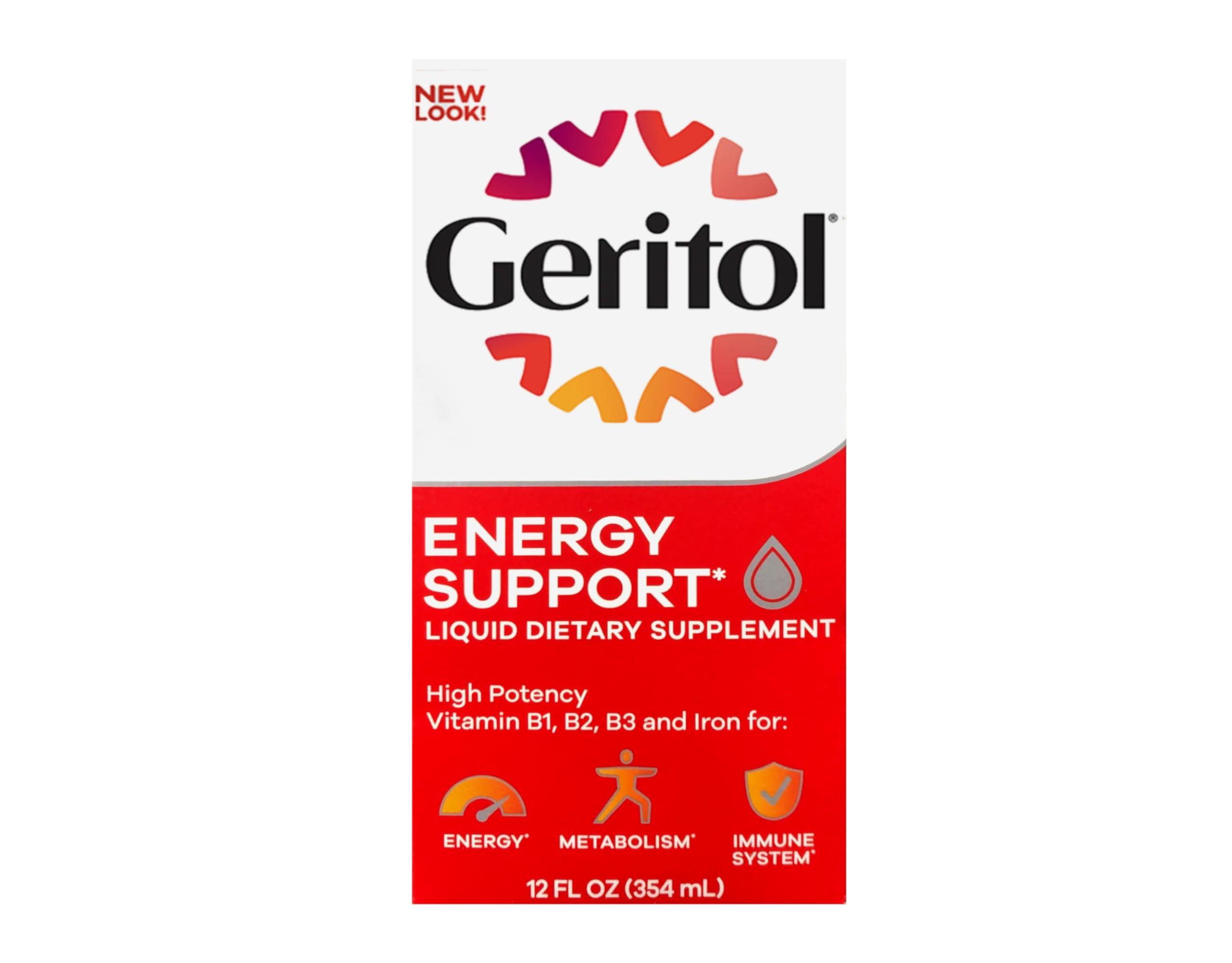 Geritol Geritol Liquid Energy Support B-Vitamins 12 oz (Pack of 5)