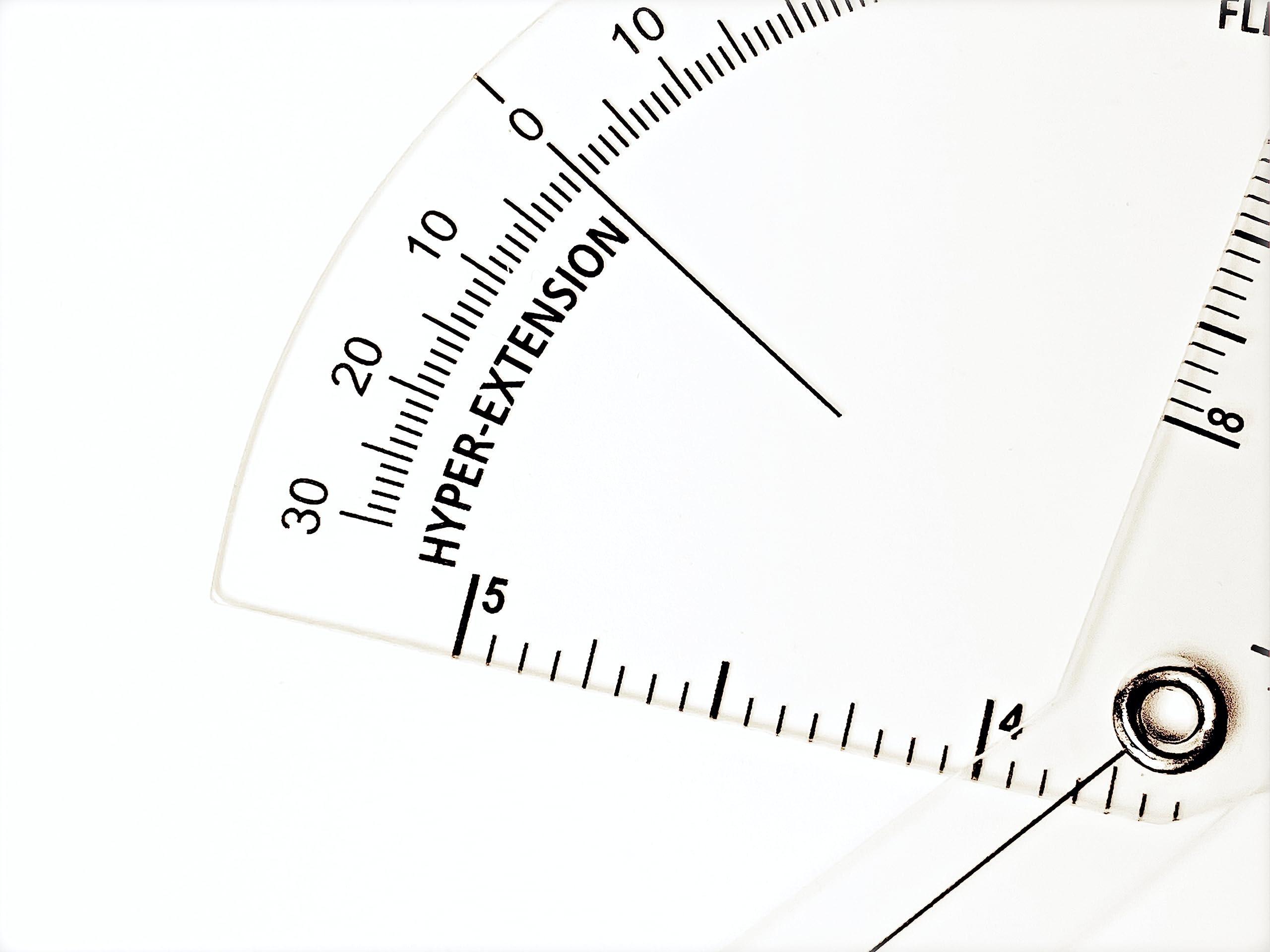 Generic Precision Finger Goniometer for Rehab, Physical Therapy, Fitness - Accurate Measurement Tool for Finger Range of Motion, Flexion & Extension - Track Progress, Improve Hand Mobility, Finger Flexibility