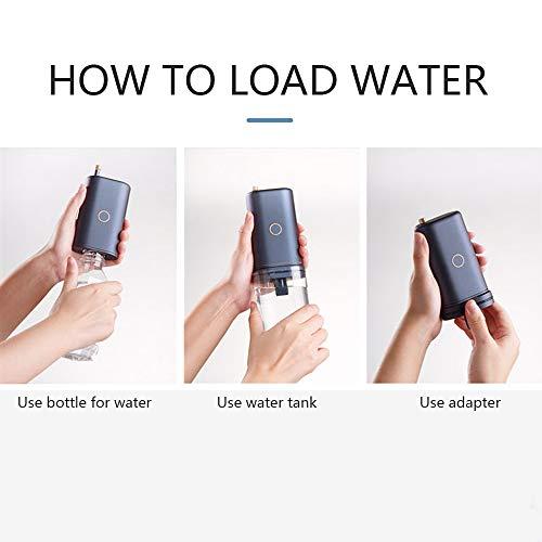 VYSIYIA Portable Travel Bidet IPX6 Waterproof Mini Sprayer with Bubbles Travel Size Cleanser with Three Modes Retractable Nozzle Rotatable Blue