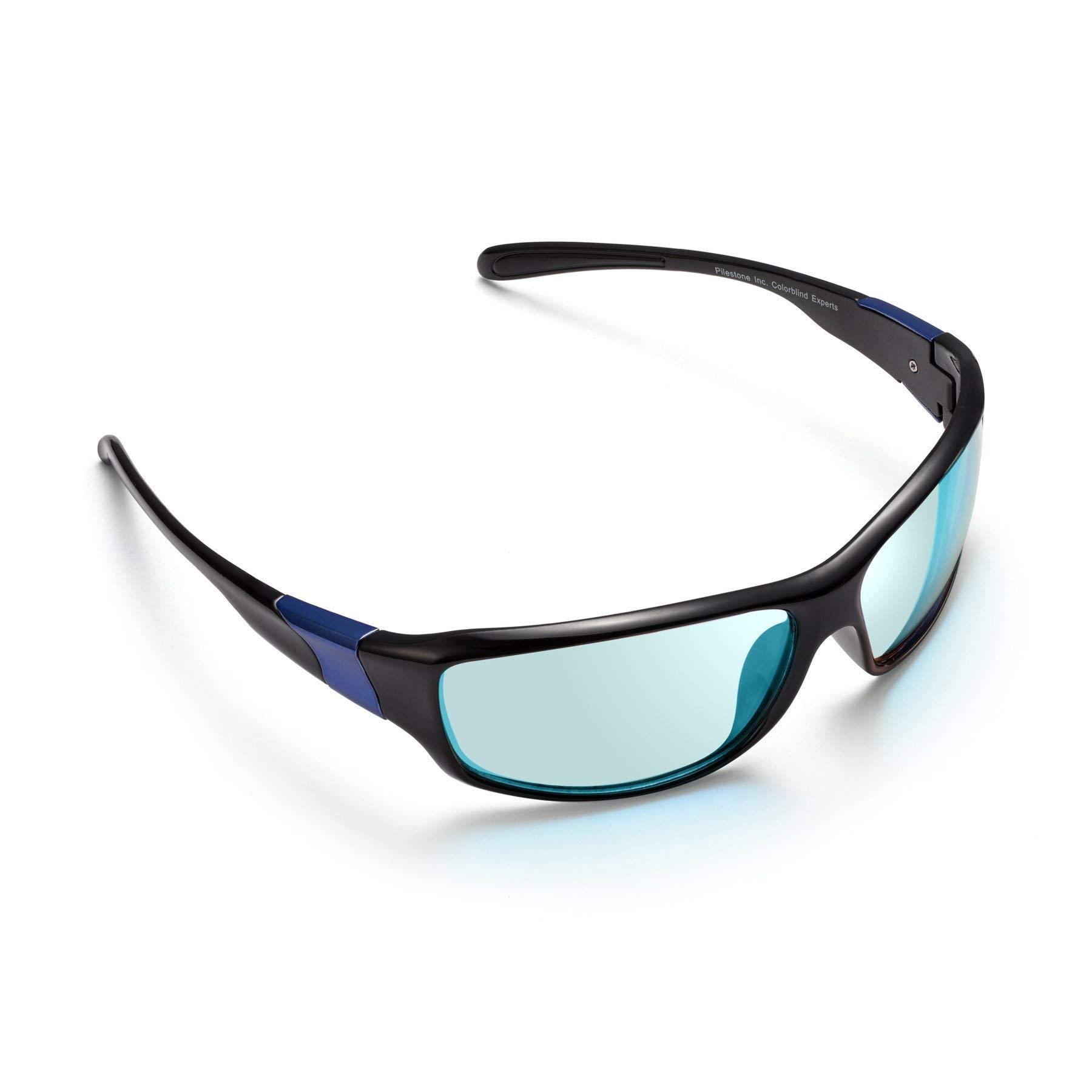 Pilestone Pilestone TP-017 Lens A Color Blind Glasses Sporty Style for Mild/Moderate Red-Green Blindness Indoor/Outdoor Use