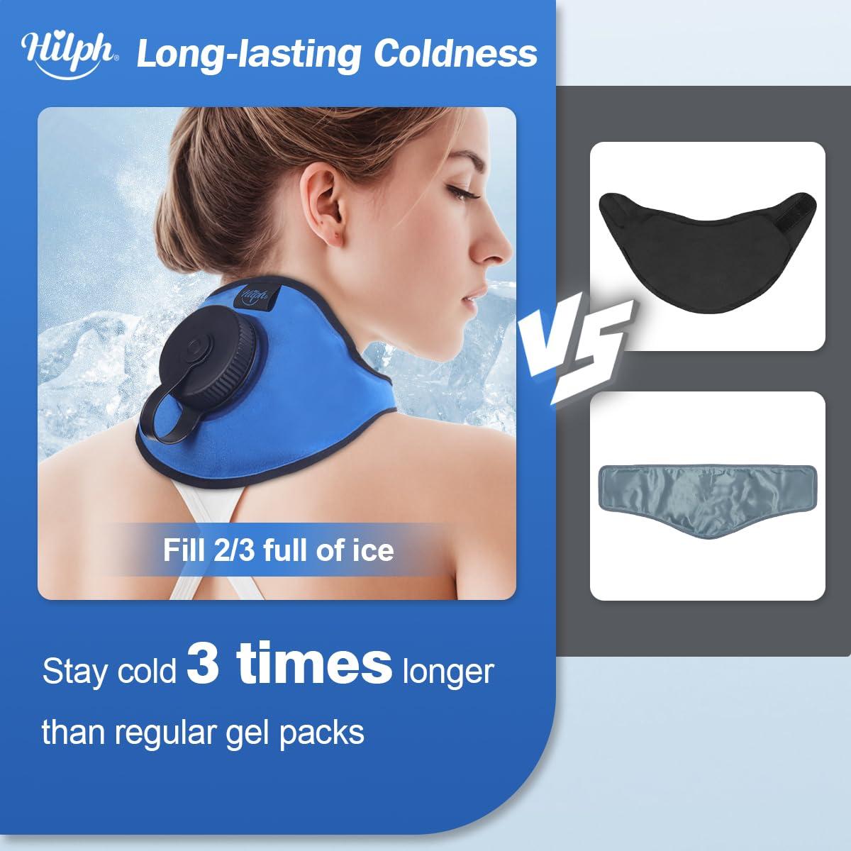 Hilph Hilph Neck Ice Pack Cervical for Pain Relief and Neck Ice Bag Wrap for Injuries Reusable