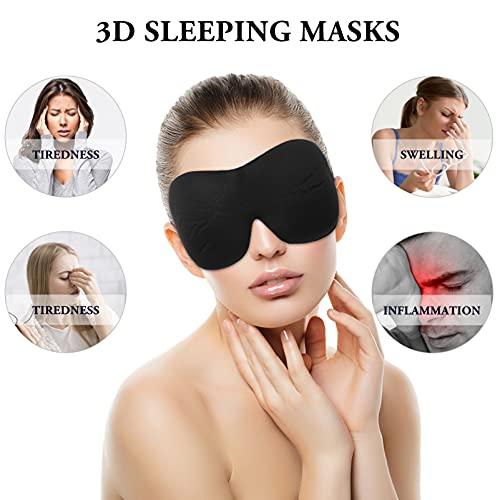 Healifty Healifty 6 Pcs 3D Sleep Mask Blindfolds for Kids Satin Eye Mask for Sleeping Blue Eyeshadow Sleeping Eyeshades Eye Blindfold Travel Eye Baby Blindfolds Eye Masks Shading Eye Patches Child
