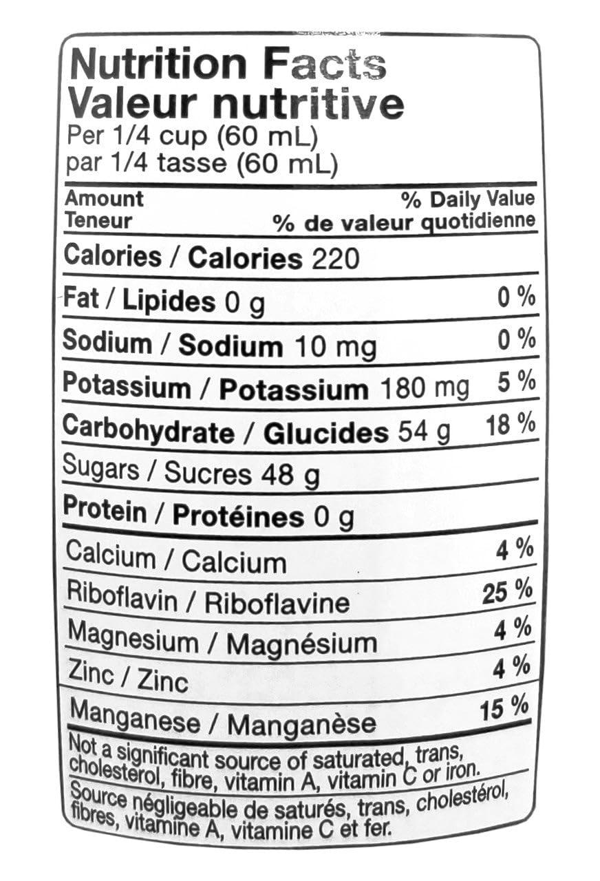 sirop d\'rable pur Pure Canadian Grade A Amber Maple Syrup, 500mL/16.9 fl. oz. Bottle {Imported from Canada}