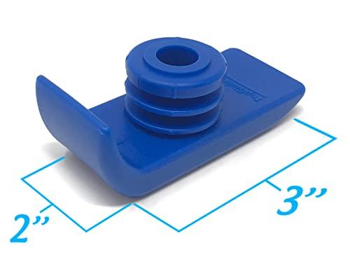 Top Glides 1 Pair Durable Ski Glides for Drive Walkers (Dark Blue)