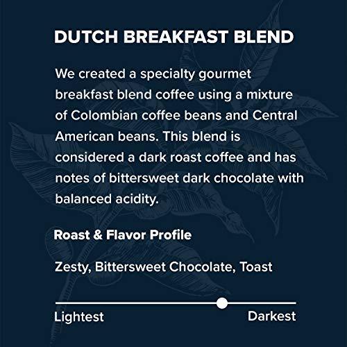 SCHUIL Schuil Coffee, Whole Bean Coffee, Premium Roasted Gourmet Coffee Beans, Smooth and Full Bodied Artisan Coffee (Decaf Dutch Breakfast Blend, 12 Ounce Bag) - Small Batch Roasted Coffee