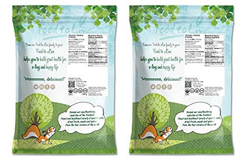 Food to Live Organic Orange Powder, 18 Pounds — Non-GMO, Made from Raw Dried Citrus Fruit, Unsulfured, Vegan, Bulk, Great for Baking, Juices, Smoothies, Contains Maltodextrin, No Sulphites