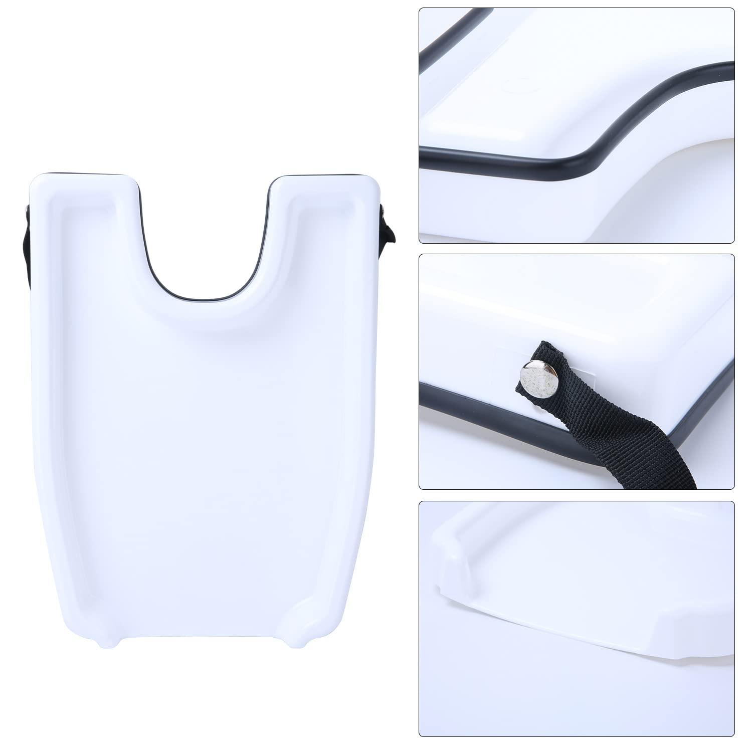 STYLANCE STYLANCE Portable Hair Washing Tray, Shampoo Bowl for Sink for Home,for Washing Hair, Cutting Hair, Home, Bed (White)