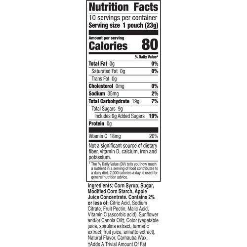 Betty Crocker Betty Crocker Bluey Fruit Flavored Snacks, Treat Pouches, Gluten Free, 10 ct