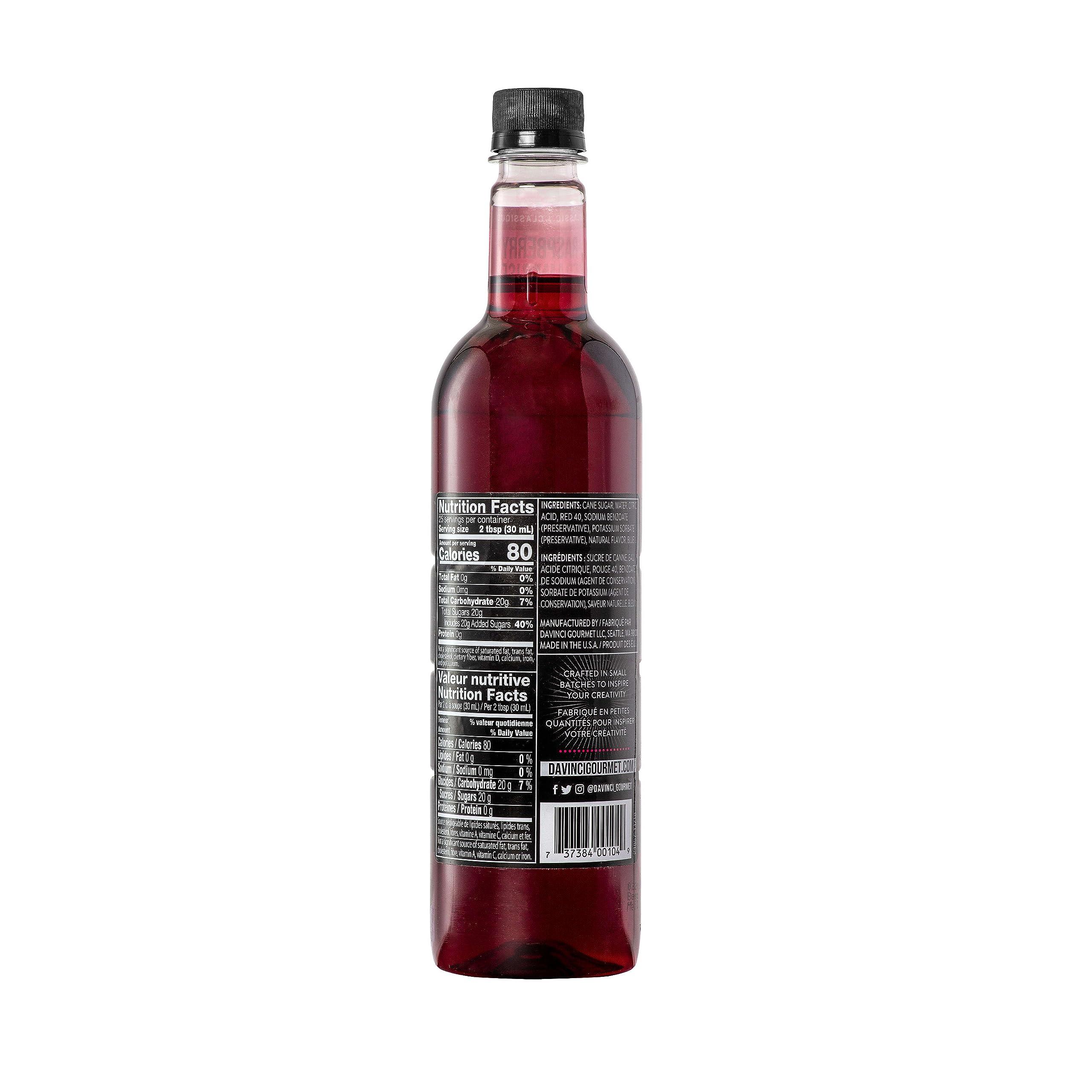 DaVinci Gourmet DaVinci Gourmet Classic Raspberry Syrup, 25.4 Fluid Ounce (Pack of 1)