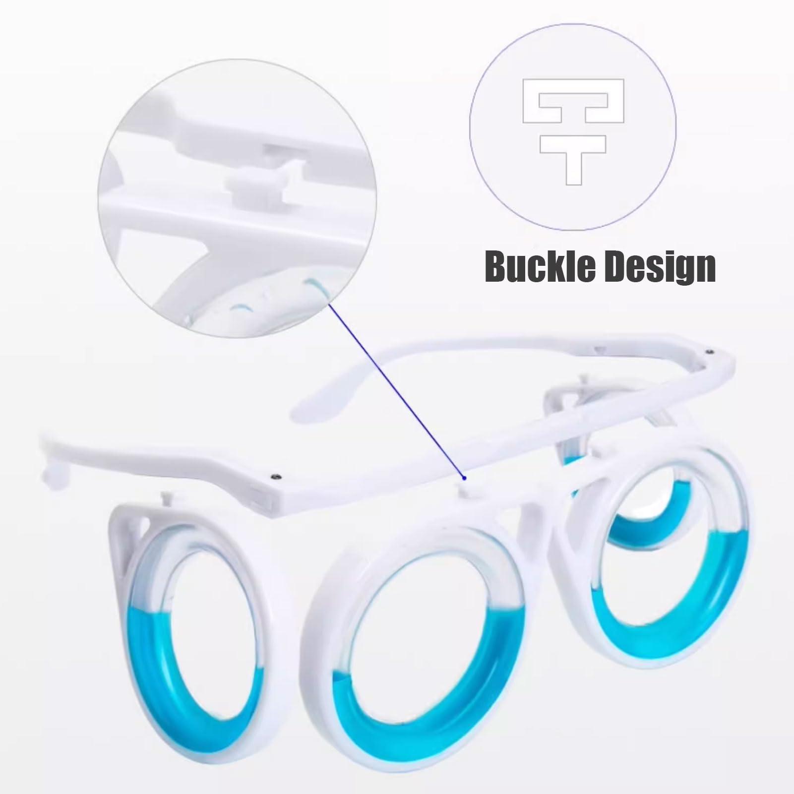 Brrnoo Boarding Glasses Motion Sickness Glasses Anti Motion Sickness and Wearable Nausea Goggles for Adults and Children Car Sickness Sickness
