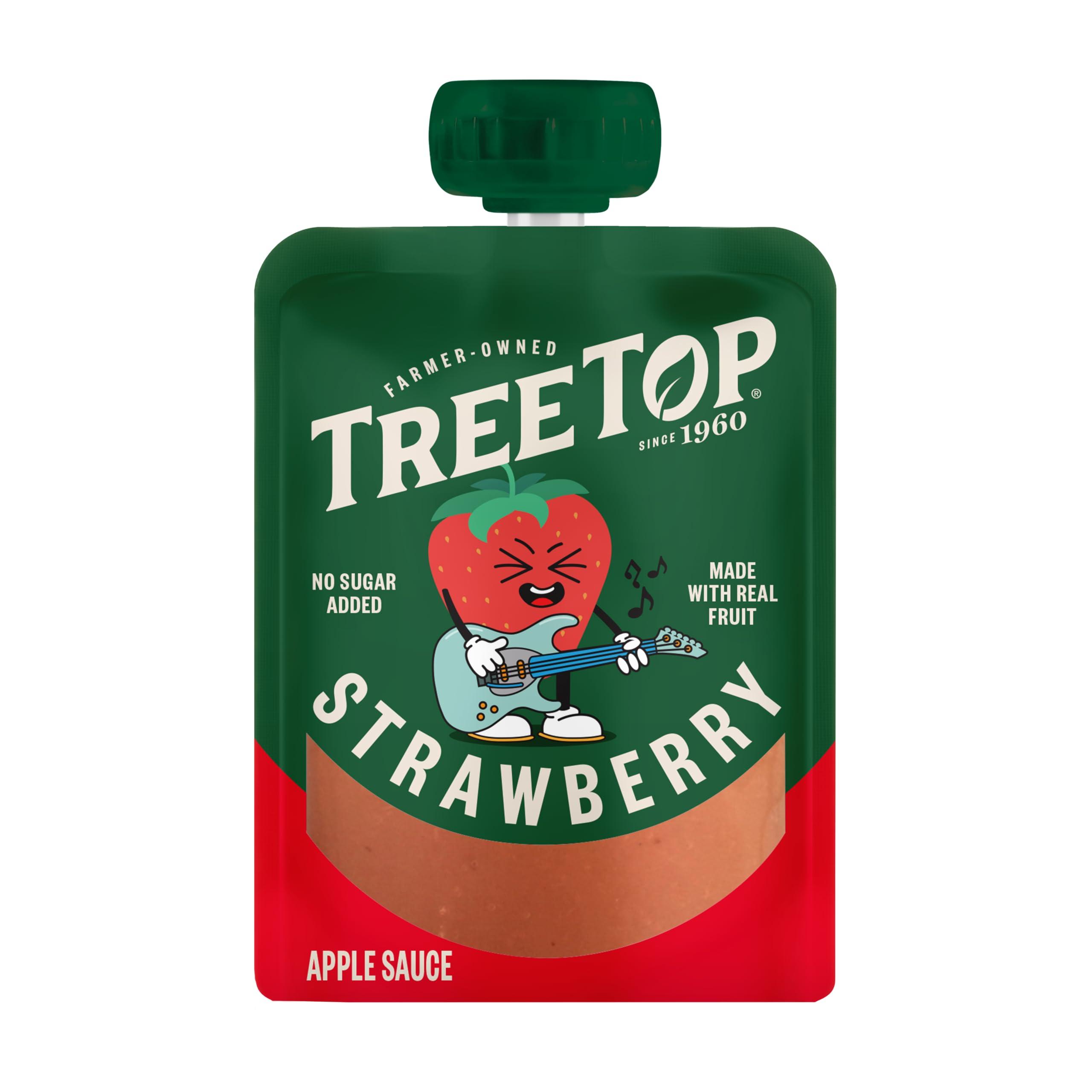 Tree Top Tree Top Apple Sauce Pouches Variety Pack, Apple, Strawberry, Cinnamon, 3.2 oz. each (Pack of 20)