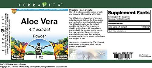 TerraVita Aloe Vera 4:1 Powder (1 oz, ZIN: 518929)