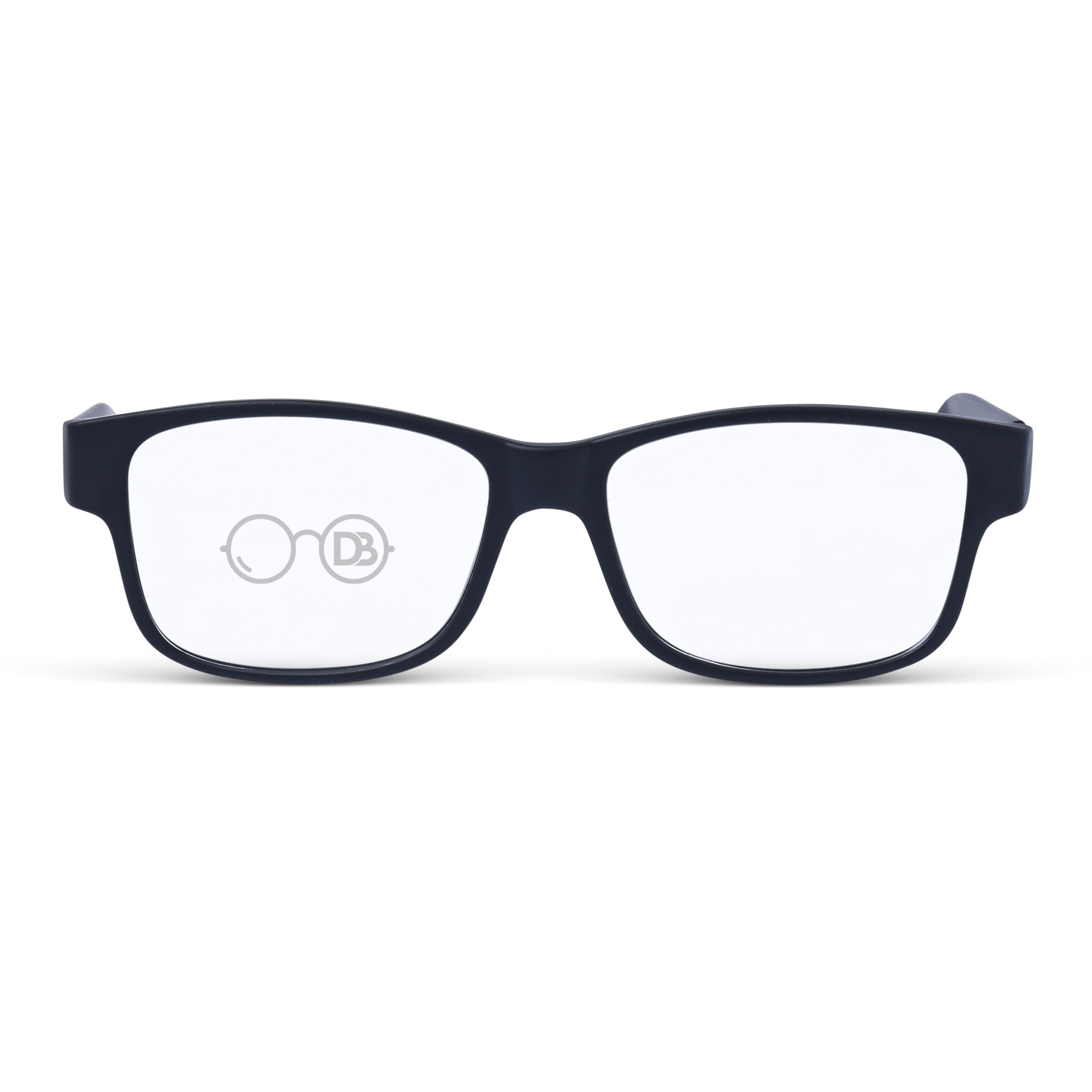 DEBSPECS DEBSPECS XXL Optical Reading Glasses - Extra Large Magnifying Reading Glasses With 160mm Wide Frames - 2 Colors (Black, 2.5, Diopters) Custom Made To Order